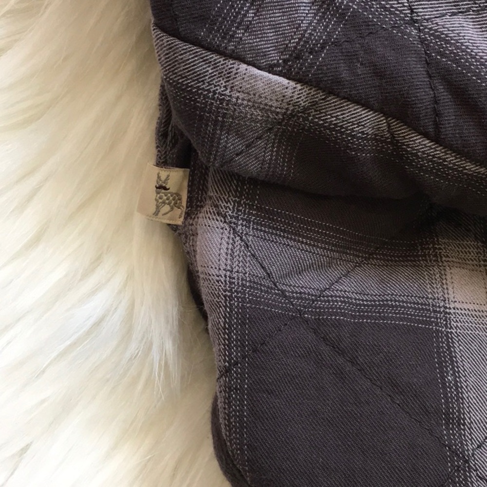 Kids Reversible Flannel Windbreaker Jacket - Picture 3 of 3